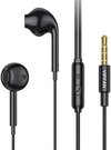 Vipfan M15 wired in-ear headphones, 3.5mm jack, 1m (black)