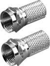 Vivanco cable connector F 7mm 2pcs