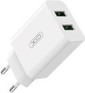 Wall charger XO L119 2x USB-A , 18W (white)