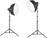 WESTCOTT Lampa LED U60-B Bi-Color 60W 2x