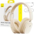 Wireless Headphones with Noise-Cancellation Baseus Bowie H1i (White)