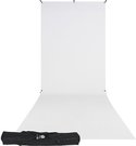 Westcott X Drop Wrinkle Resistant Backdrop Kit   High Key White Sweep (5' x 12')