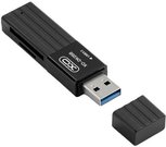 XO DK05B USB 3.0 memory card reader 2W1 (black)