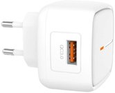 XO L59 wall charger, 1x USB, 18W, Quick Charge 3.0 (white)