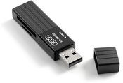 XO memory card reader DK05A 2in1 USB 2.0, black