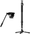 YC Onion PINETA Carbon Fiber Monopod with fluid head