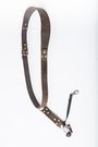 ZUKA STRAPS mono, tamsiai rudas "CRAZY HORSE", M dydis