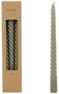Žvakės suktos 3 vnt 25 cm rusva spalva 8720865101439