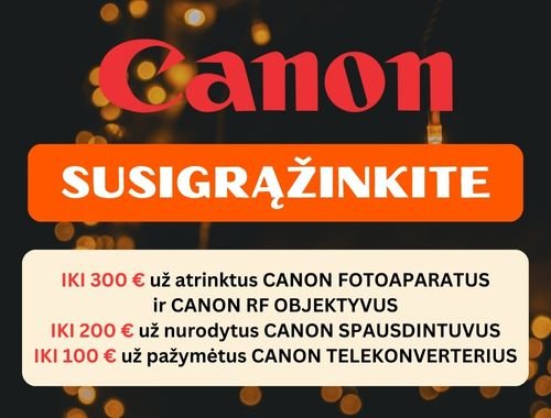 Canon cashback akcija