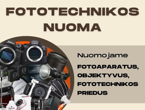 Fototechnikos nuoma