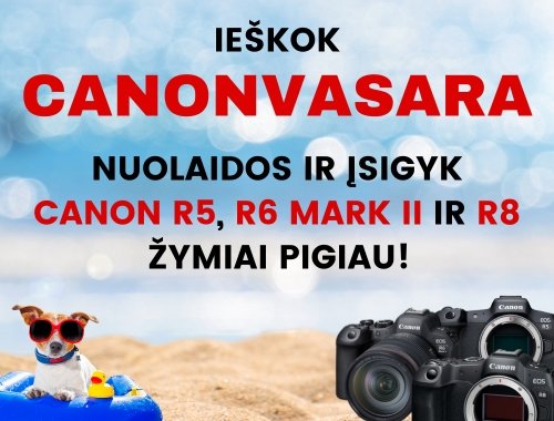 CANONVASARA nuolaidos!