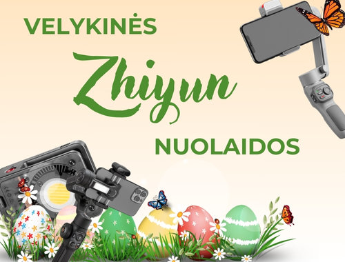 Velykinės Zhiyun nuolaidos