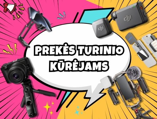 Prekės TURINIO KŪRĖJAMS