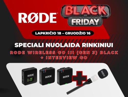 🖤 Rode BLACK FRIDAY akcija 🛒💥