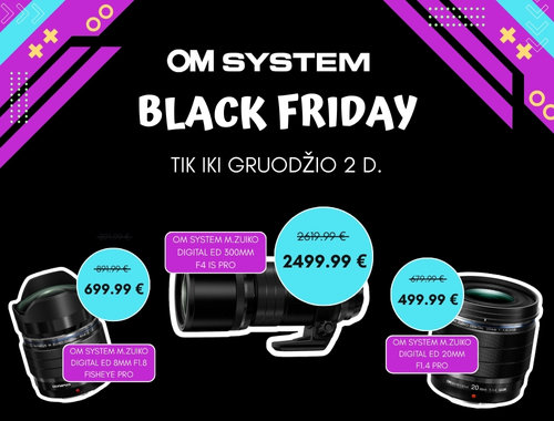 Om System BLACK FRIDAY iki gruodžio 2 d. ⏰