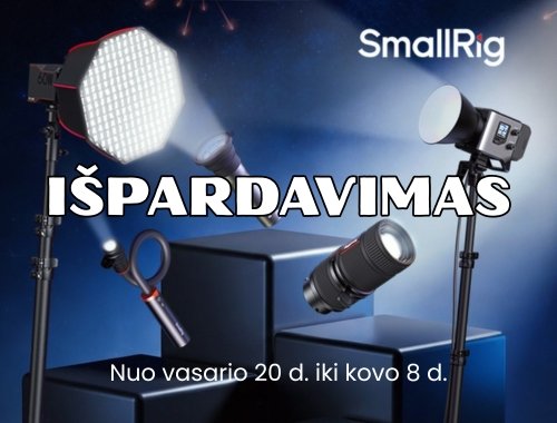 💡🎬 SmallRig IŠPARDAVIMAS: nuo vasario 20 d. iki kovo 8 d. 🔦✨