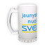 Frosted glass beer mug (500 ml)