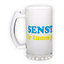 Frosted glass beer mug (500 ml)
