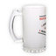 Frosted glass beer mug (500 ml)