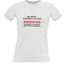 Women's T-shirt with your choice of photos, notes, white