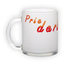 Frosted glass mug (300 ml)