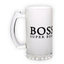 Frosted glass beer mug (500 ml)