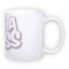 Standard white mug (300 ml)