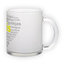 Frosted glass mug (300 ml)