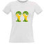 Women's T-shirt with your choice of photos, notes, white