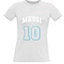Women's T-shirt with your choice of photos, notes, white
