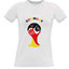 Women's T-shirt with your choice of photos, notes, white