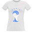 Women's T-shirt with your choice of photos, notes, white
