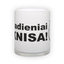 Frosted glass mug (300 ml)