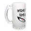 Frosted glass beer mug (500 ml)