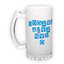 Frosted glass beer mug (500 ml)