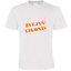 Vyriški marškinėliai su Jūsų nuotrauka, užrašu, balti