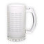 Frosted glass beer mug (500 ml)