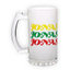 Frosted glass beer mug (500 ml)