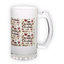 Frosted glass beer mug (500 ml)