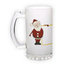 Frosted glass beer mug (500 ml)