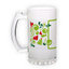 Frosted glass beer mug (500 ml)