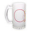 Frosted glass beer mug (500 ml)