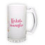 Frosted glass beer mug (500 ml)