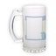 Frosted glass beer mug (500 ml)
