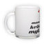 Frosted glass mug (300 ml)
