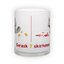 Frosted glass mug (300 ml)