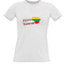 Women's T-shirt with your choice of photos, notes, white