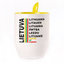A cup with a spoon. Yellow (250 ml)