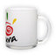 Frosted glass mug (300 ml)