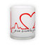Frosted glass mug (300 ml)